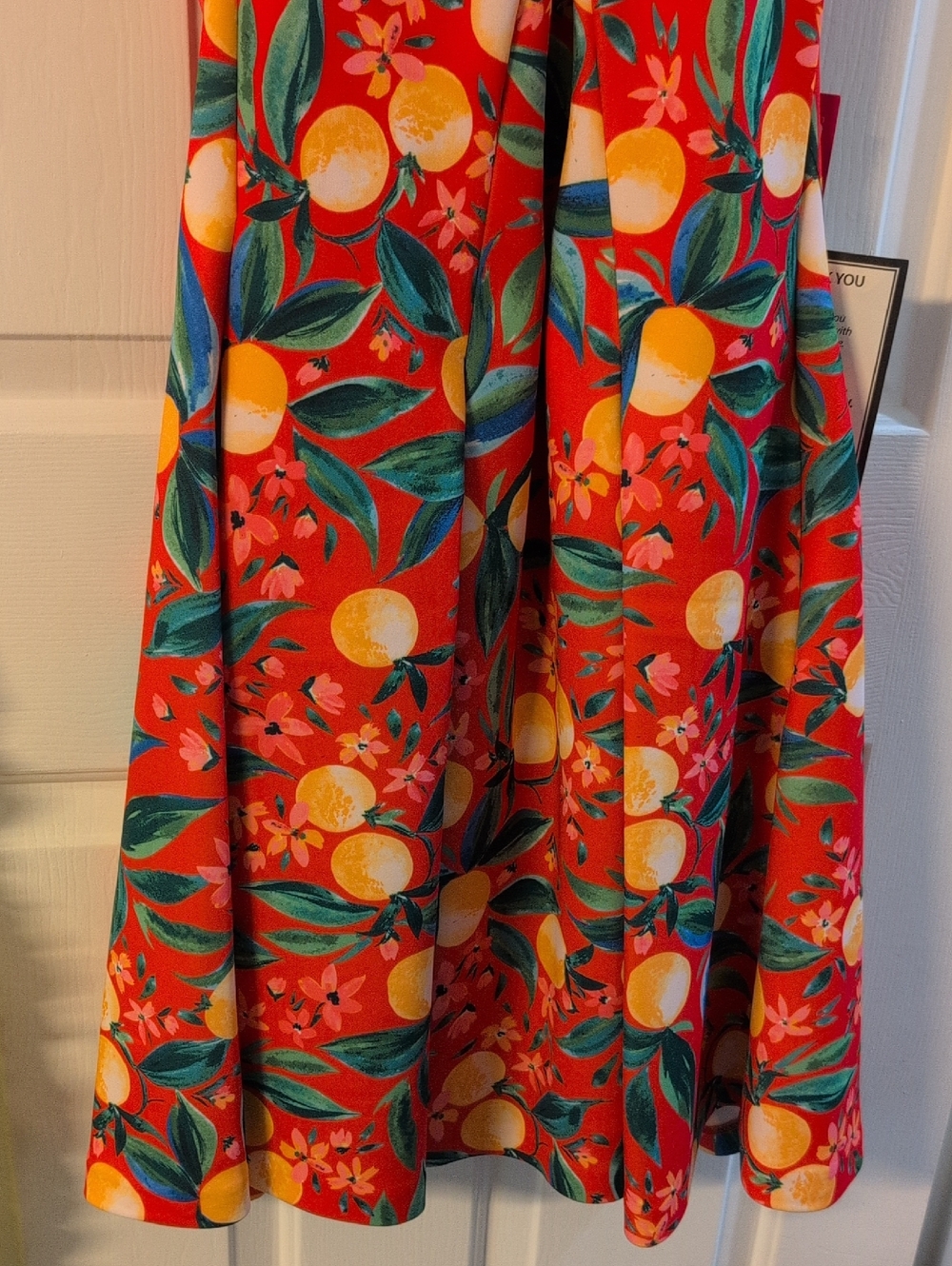 NWT Vince Camuto Dress with Citrus Print - Picture 6 of 14